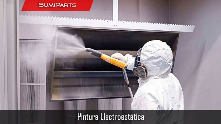 Pintura Electroestática en Duraluminio