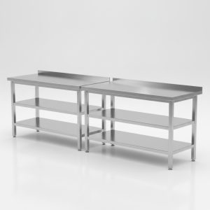 mesón en acero inoxidable