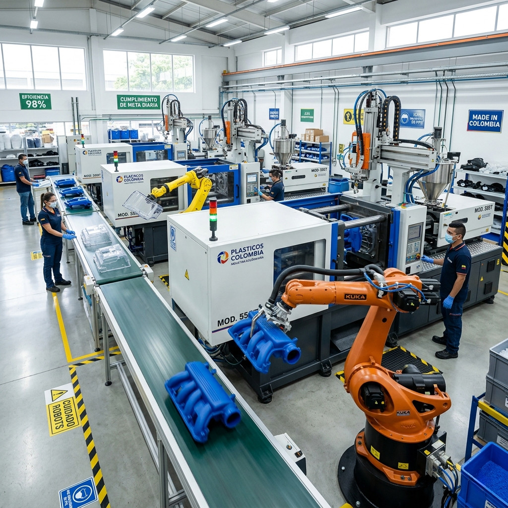 Inyección de plástico