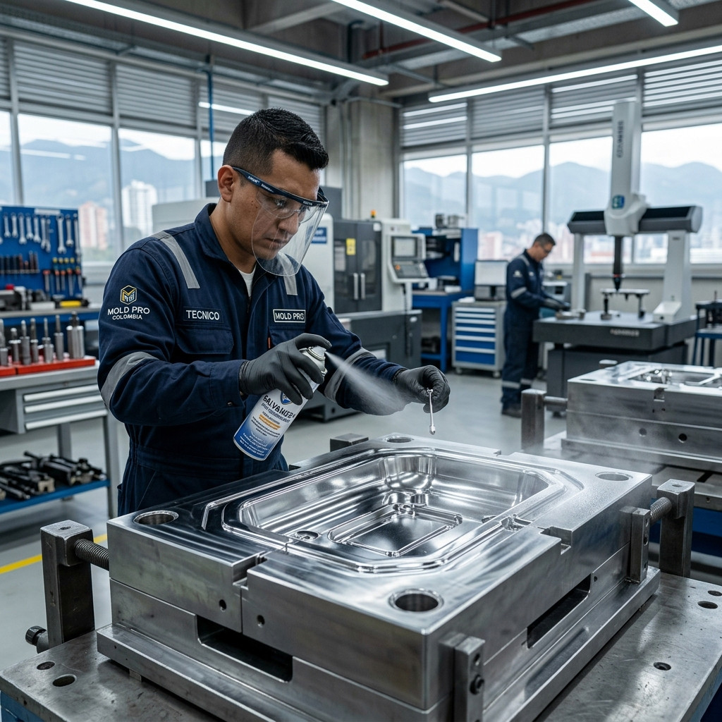 fabricación de moldes en acero
