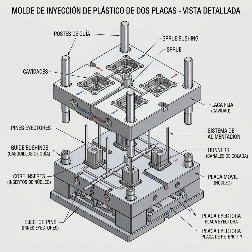 Fabricación de Moldes para Inyección de Plástico