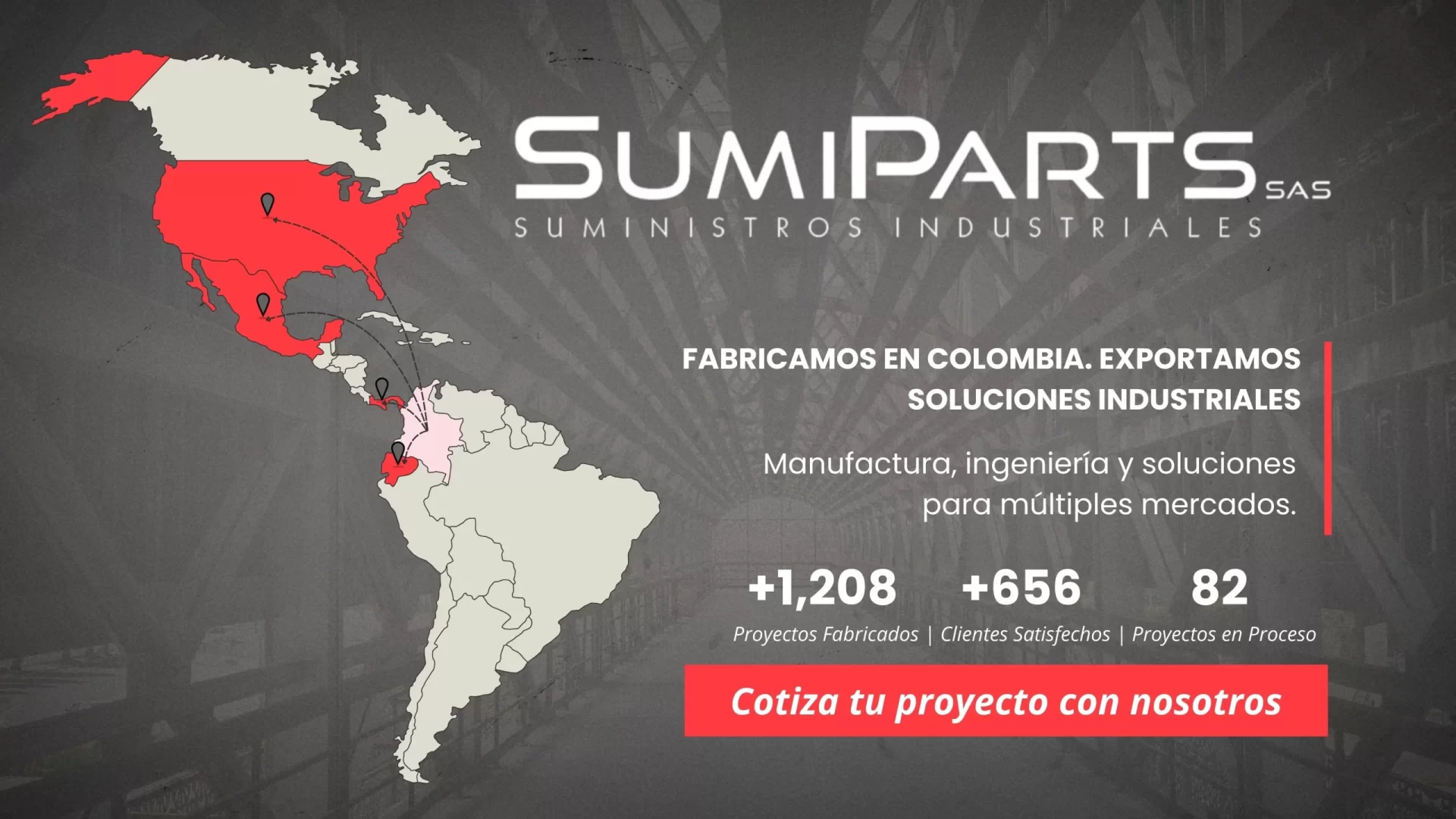 Exportación de productos a toda américa